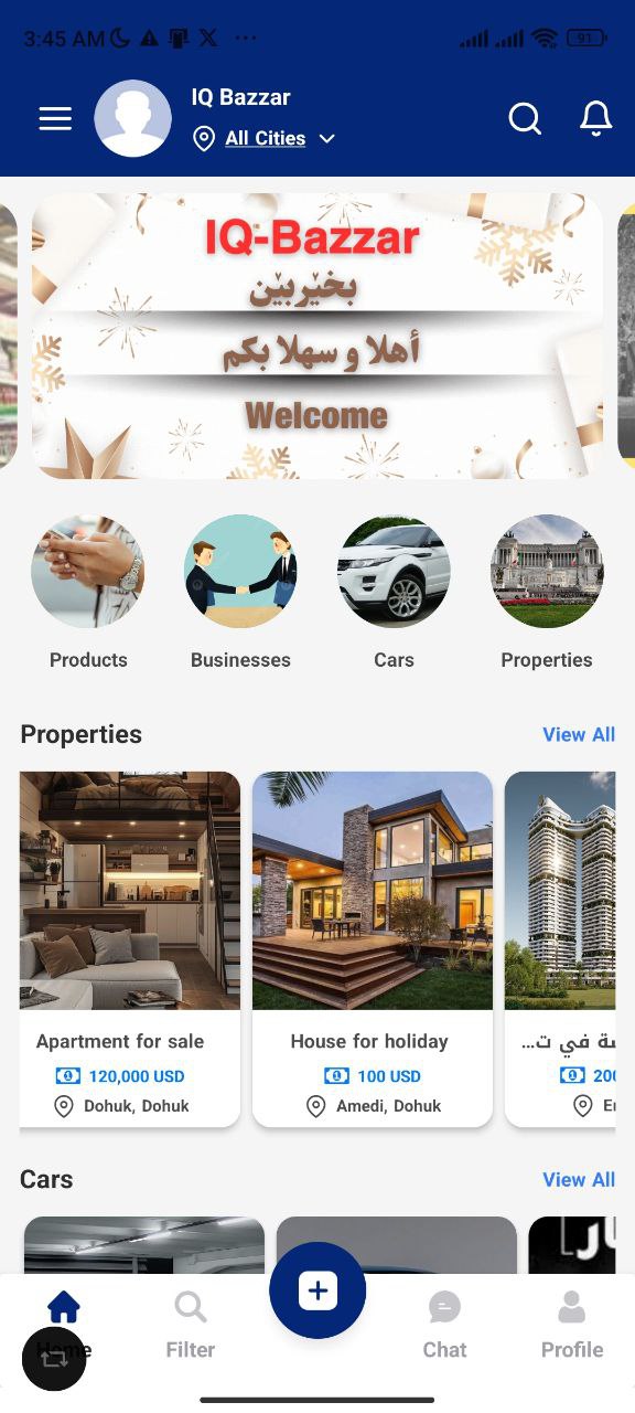 iQ Bazzar App